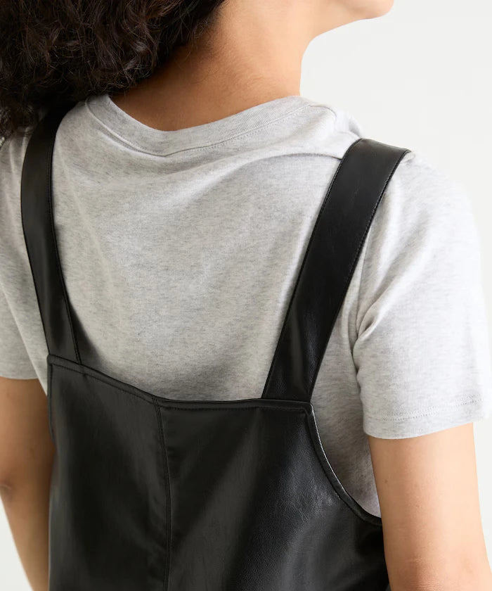 Leatherette Overalls