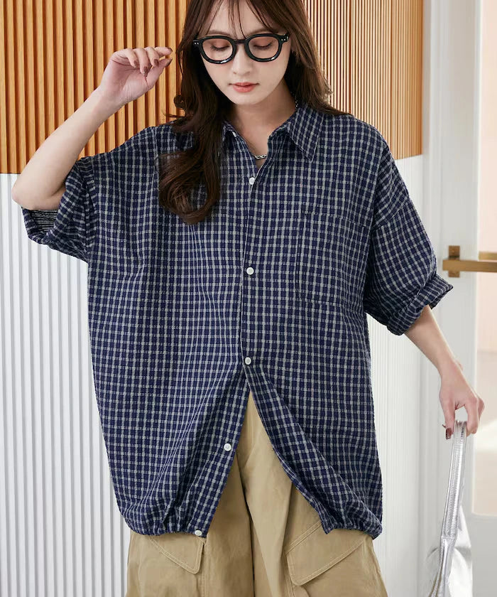 LOVE POP STUDIO Regular Color Half Sleeve Shirt Limited Edition
