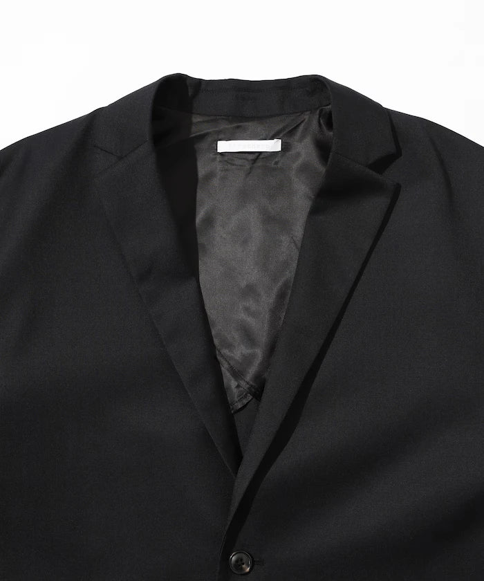 Sleeve-Contrast Tailored Jacket / Relaxed Fit