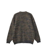 TIGER CAMO Jacquard Cardigan