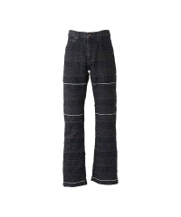 Scratch Flare Denim Pants