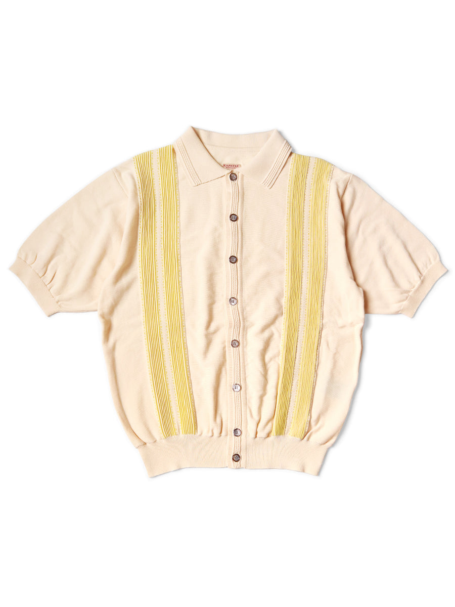 14G Cotton Knit Oyster Aloha Polo
