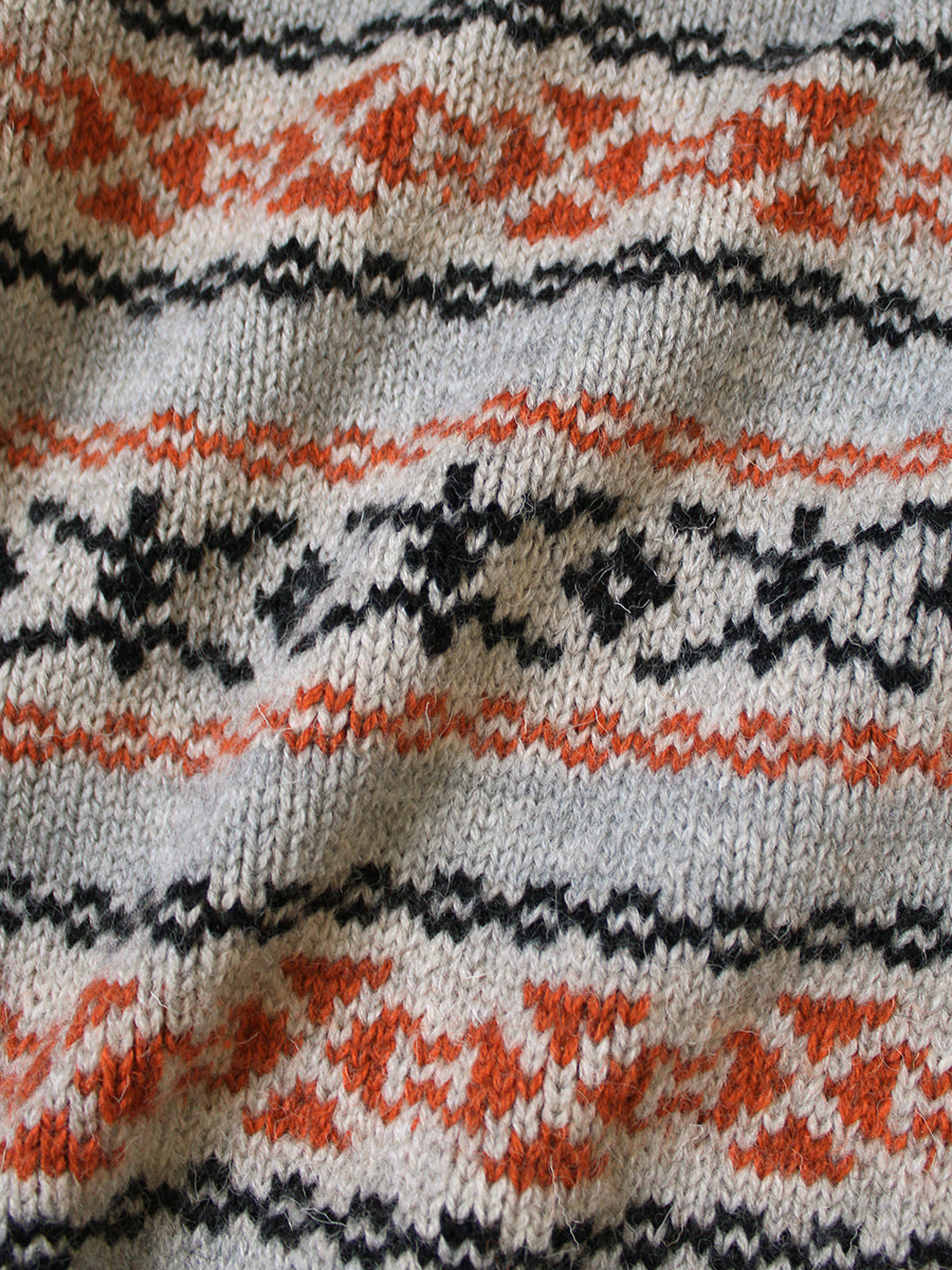 3G Wool Yellowknife Fair Isle ZIP Short...