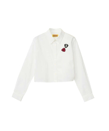 RABBIT GHOST Patch Short-Length Shirt