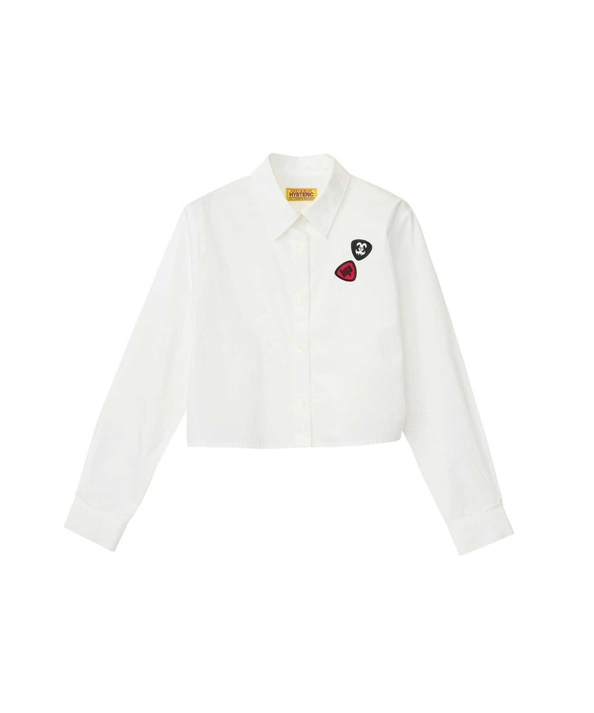 RABBIT GHOST Patch Short-Length Shirt