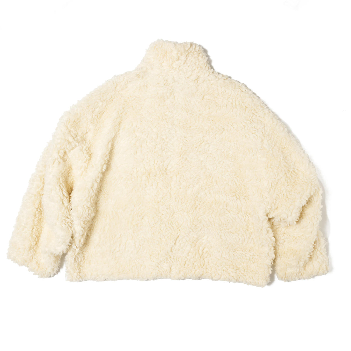 HEMP FAUX FUR ZIP-UP JACKET