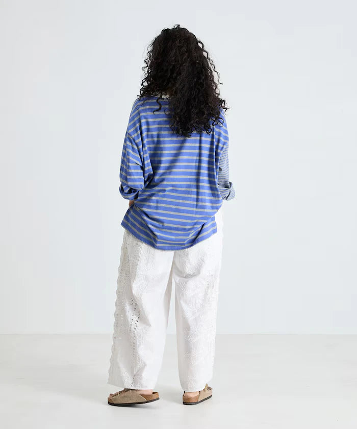 Cutwork Embroidered Easy Pants