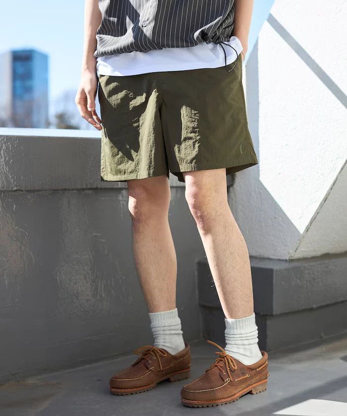 Nylon Short Length Baggy Shorts
