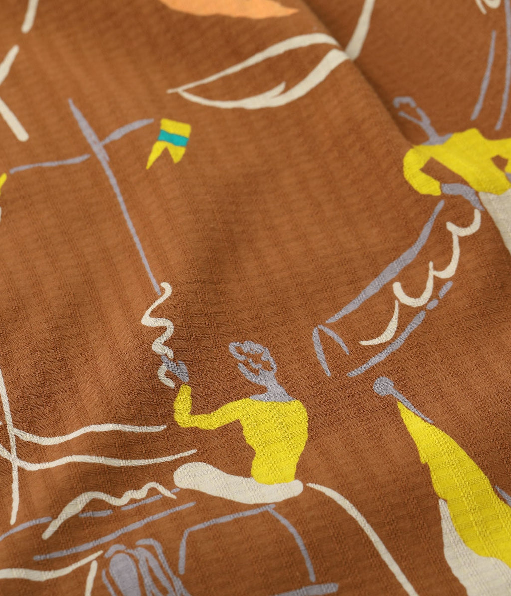 DOBBY COTTON OPEN SHIRT “SEA CRUISE”