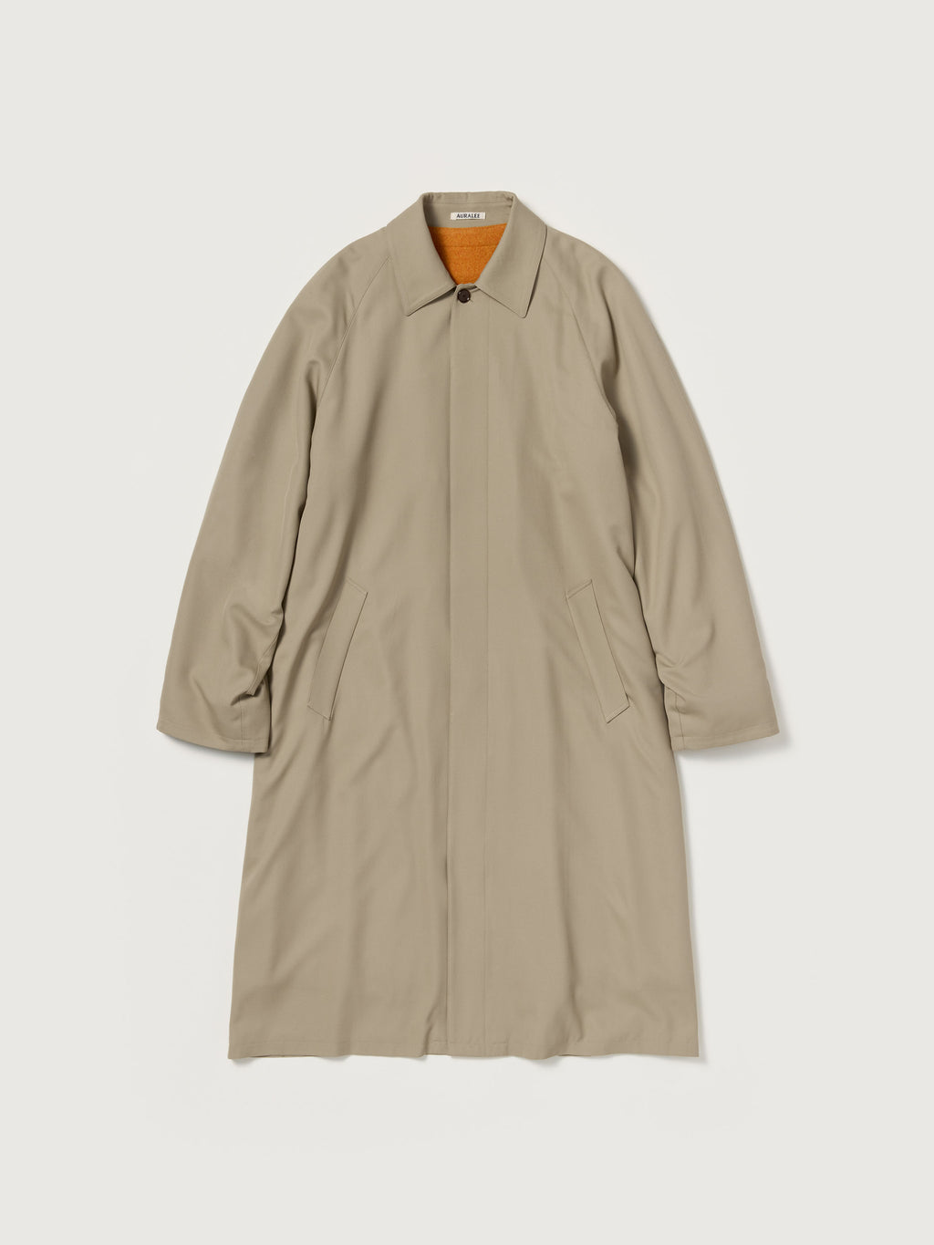 ULTRA FINE WOOL TWILL WOOL-LINED COAT