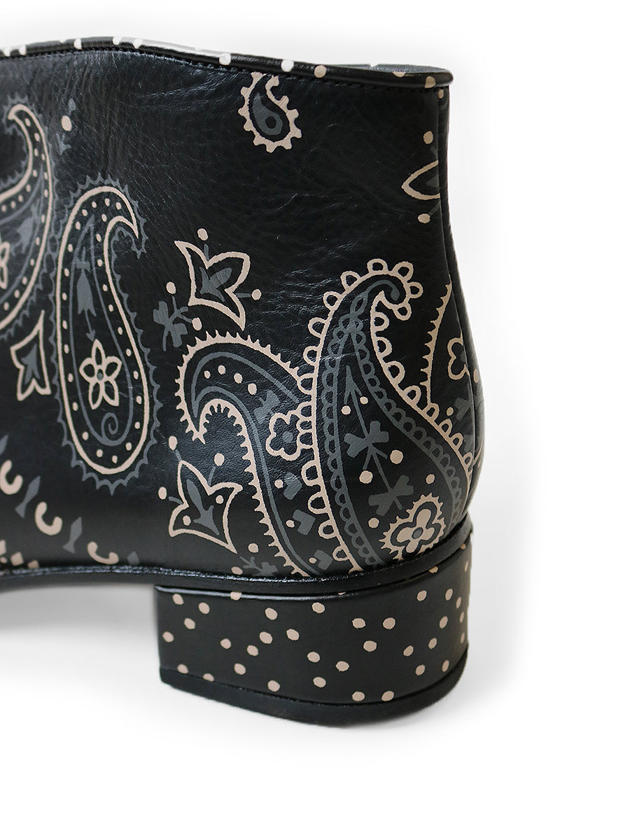 Leather Bandana pt Short Boots