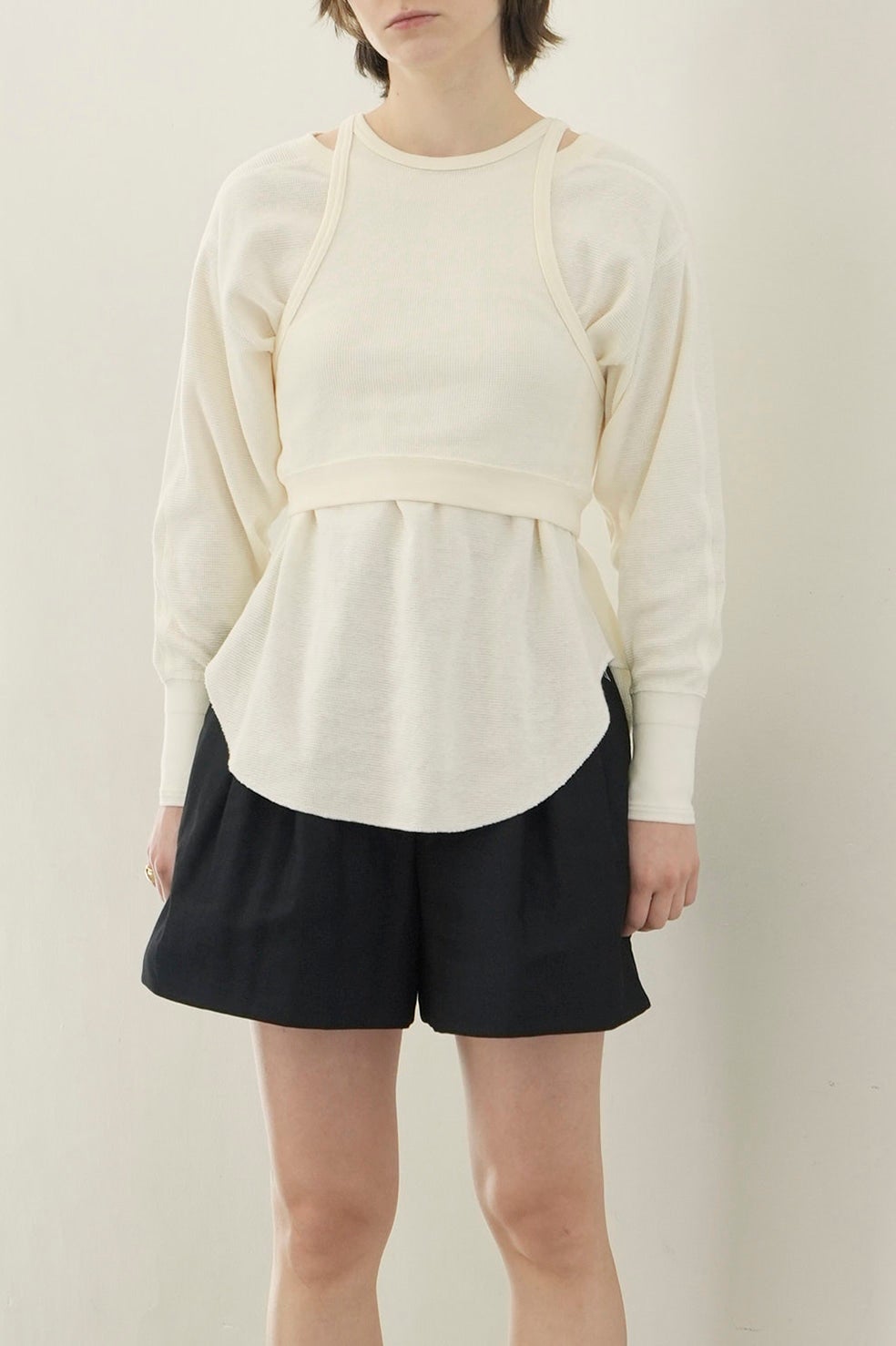 LAYRED BUSTIER THERMAL TOPS