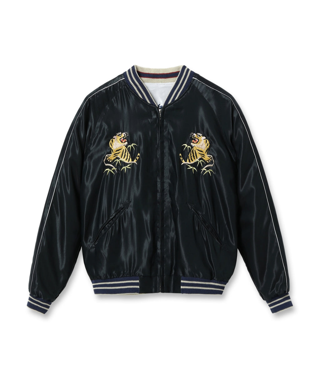 Early 1950s Style Acetate Souvenir Jacket “RED EAGLE” × “TIGER HEAD”