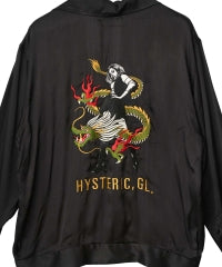 DRAGON FLAME Embroidered Souvenir Shirt