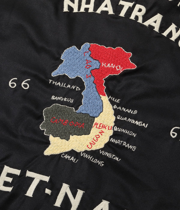 Mid 1960s Style Cotton Vietnam Jacket “VIETNAM MAP”