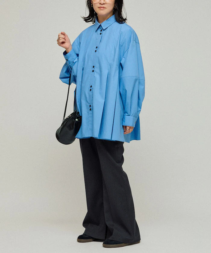Box Stack Balloon Sleeve Long Sleeve Shirt