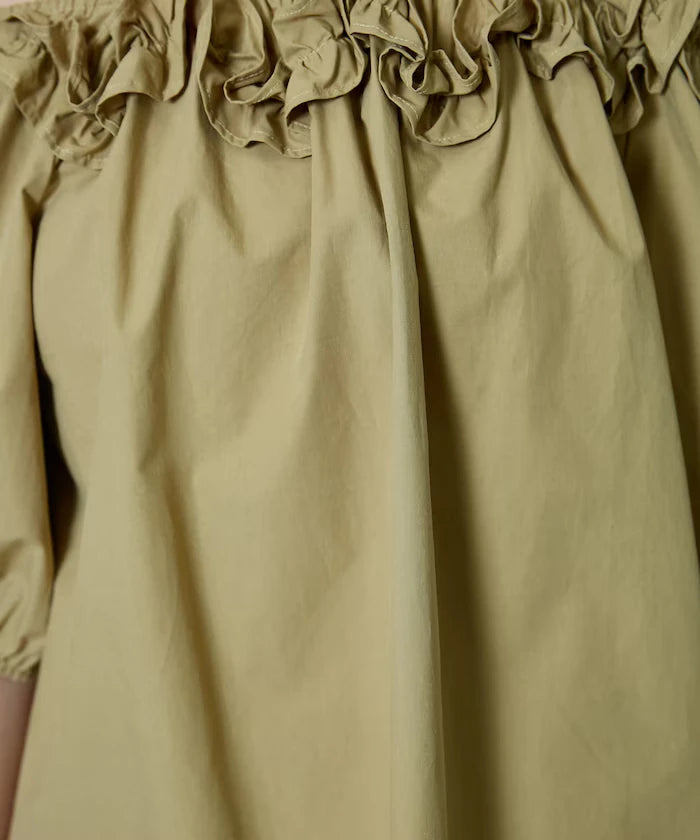 Frill Off-Shoulder Blouse Limited Edition