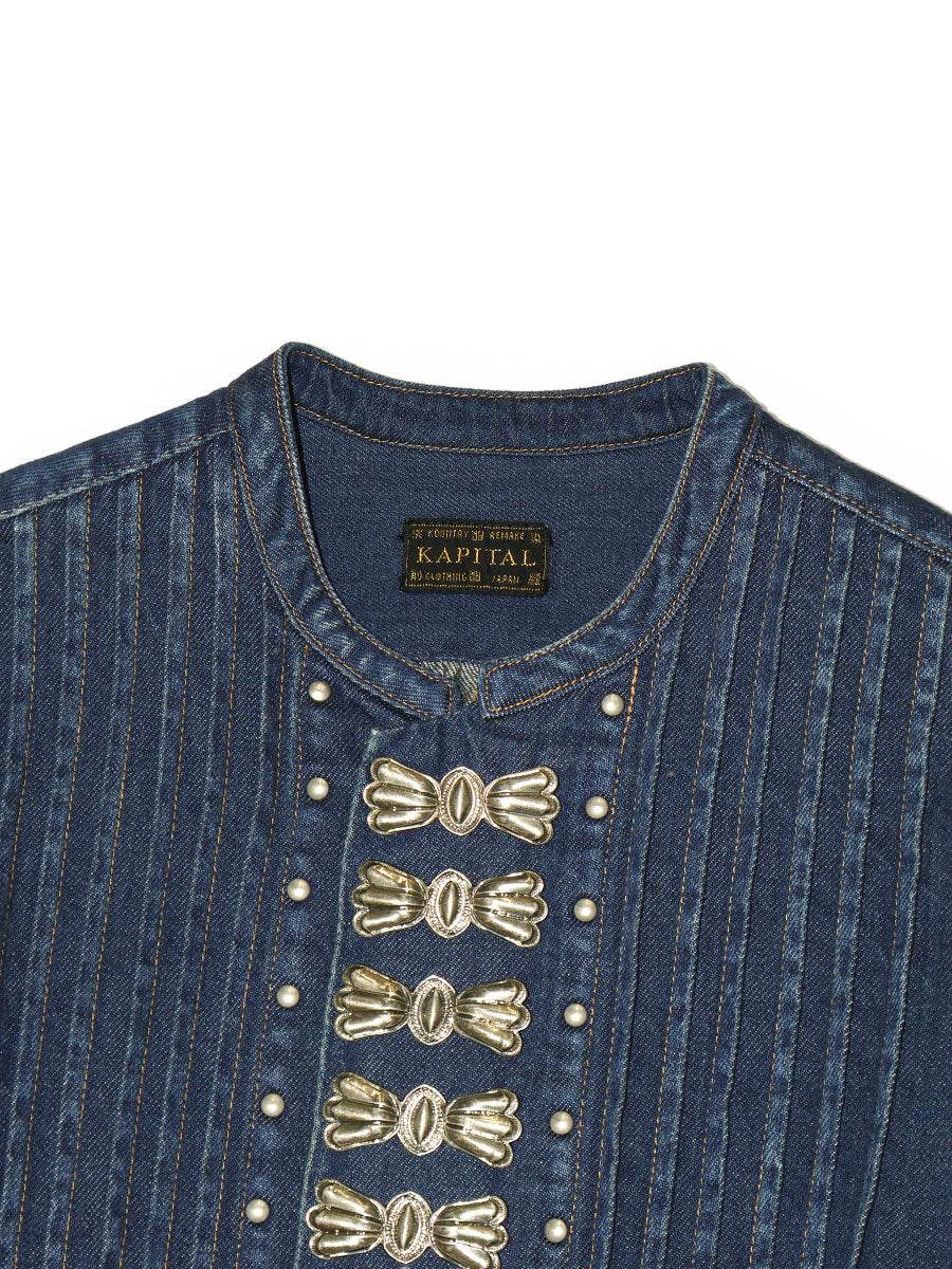 11.5oz Denim Butterfly Concho Sundance Dress