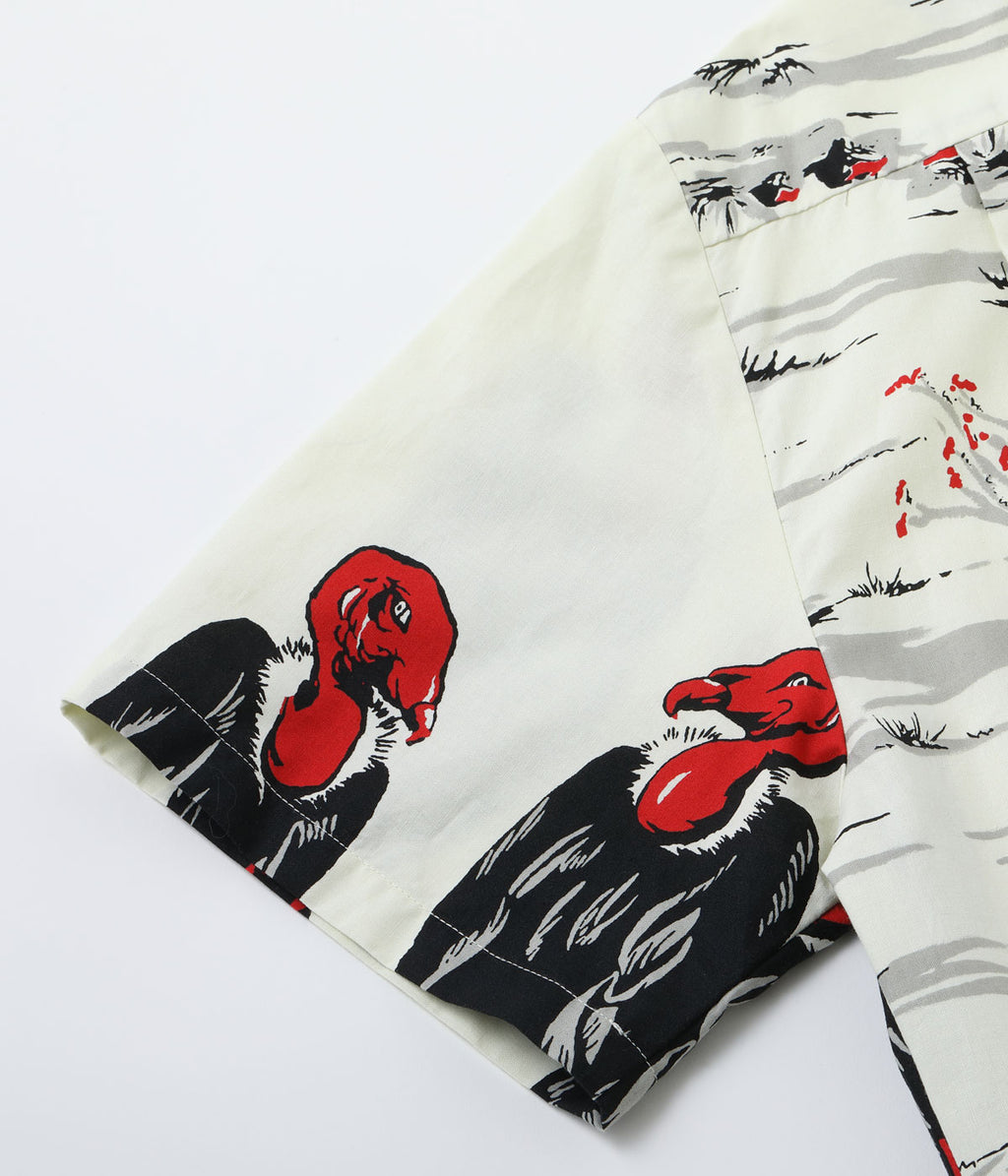 COTTON TYPEWRITER PULLOVER SHIRT “CONDOR”