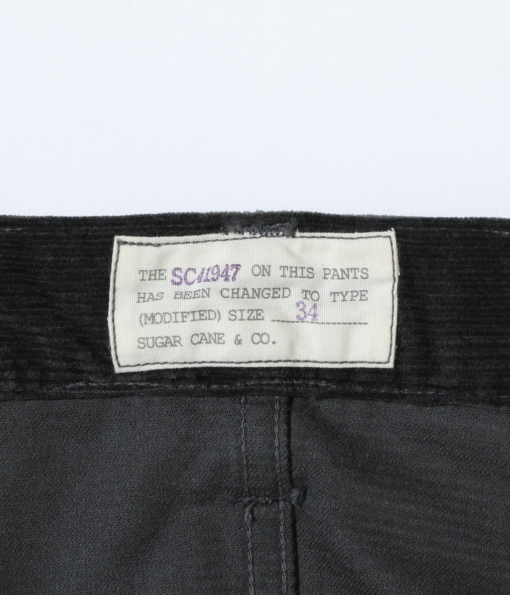 9W CORDUROY 5POCKET PANTS PIGMENT DYED