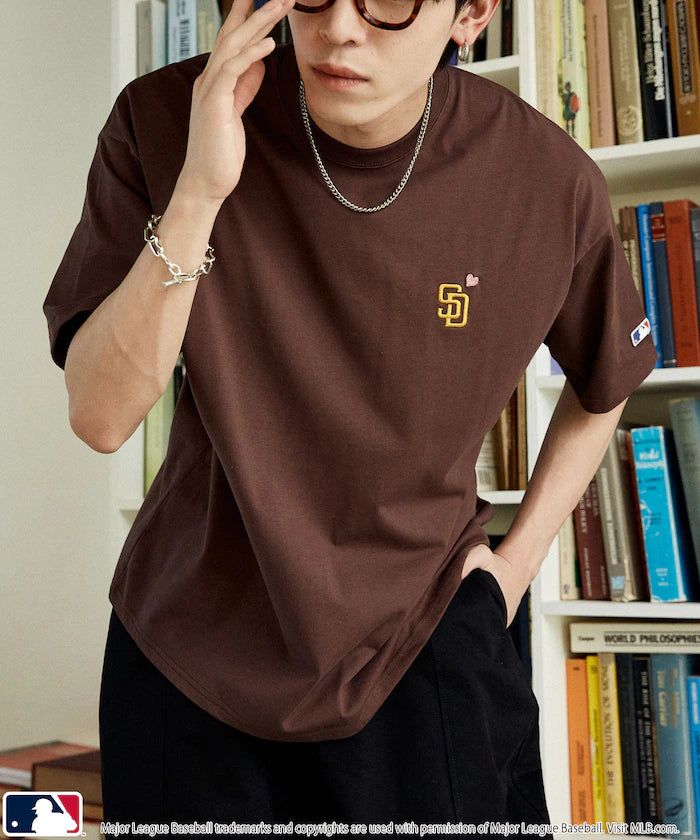 MLB Back Print Heart T-Shirt