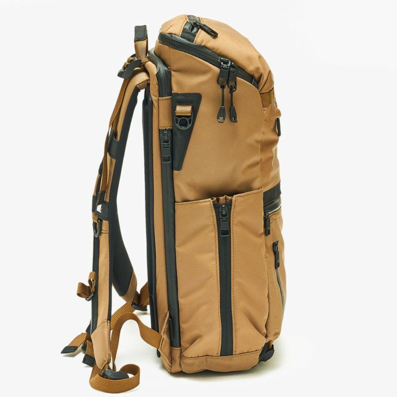 WATER PROOF CORDURA 305D ROUND ZIP BACKPACK/KHAKI