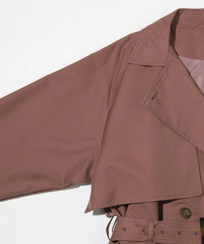 T/C Chambray Short Trench Coat