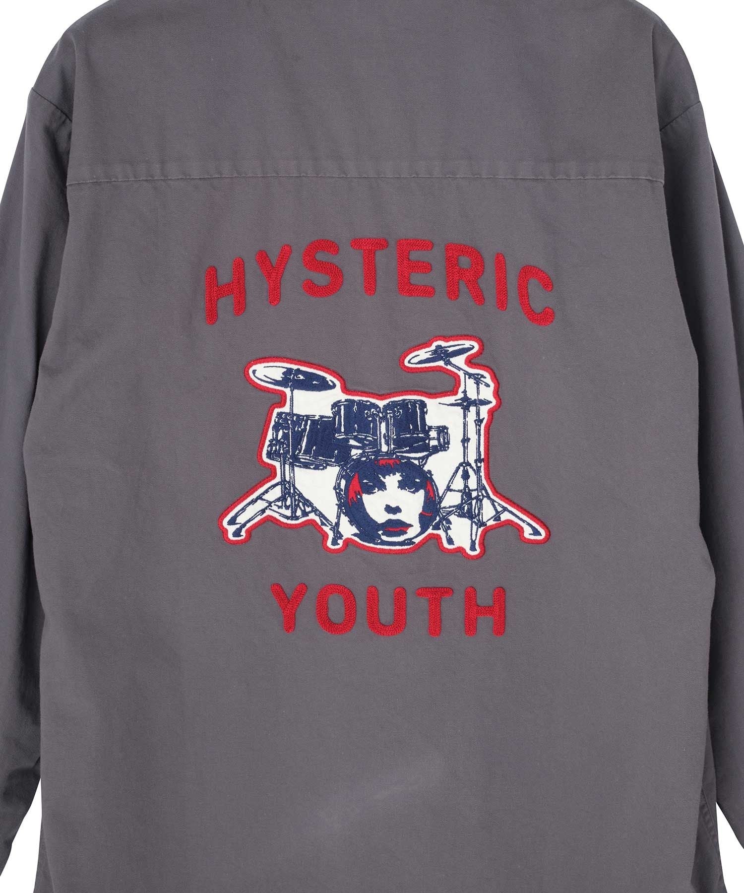 DRUM KIT Embroidered Engineer Shirt