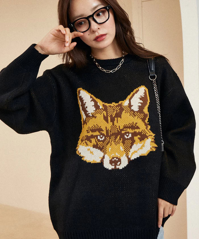 Animal Jacquard Big Knit Limited Edition