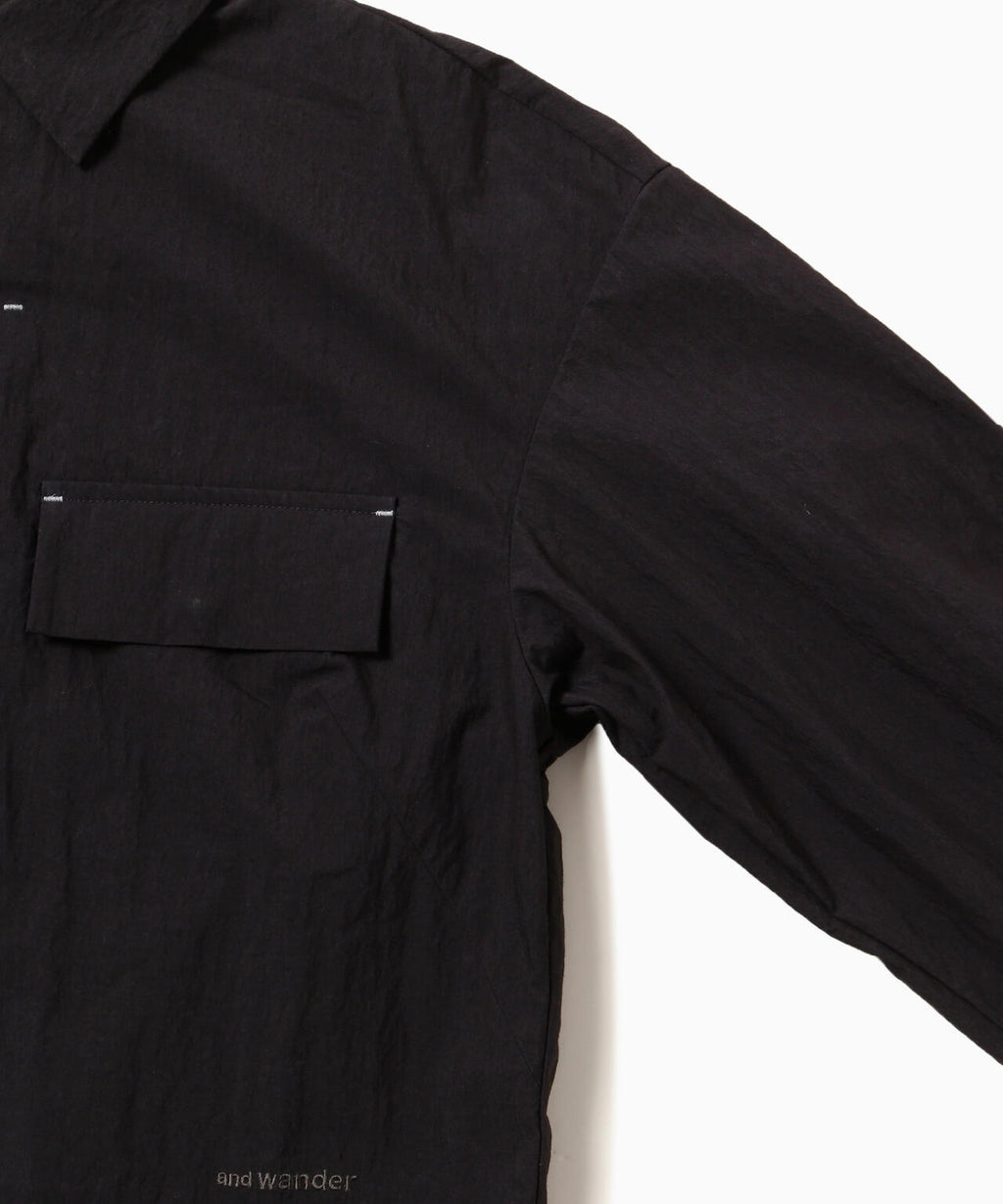 tuck shirt jacket (W)