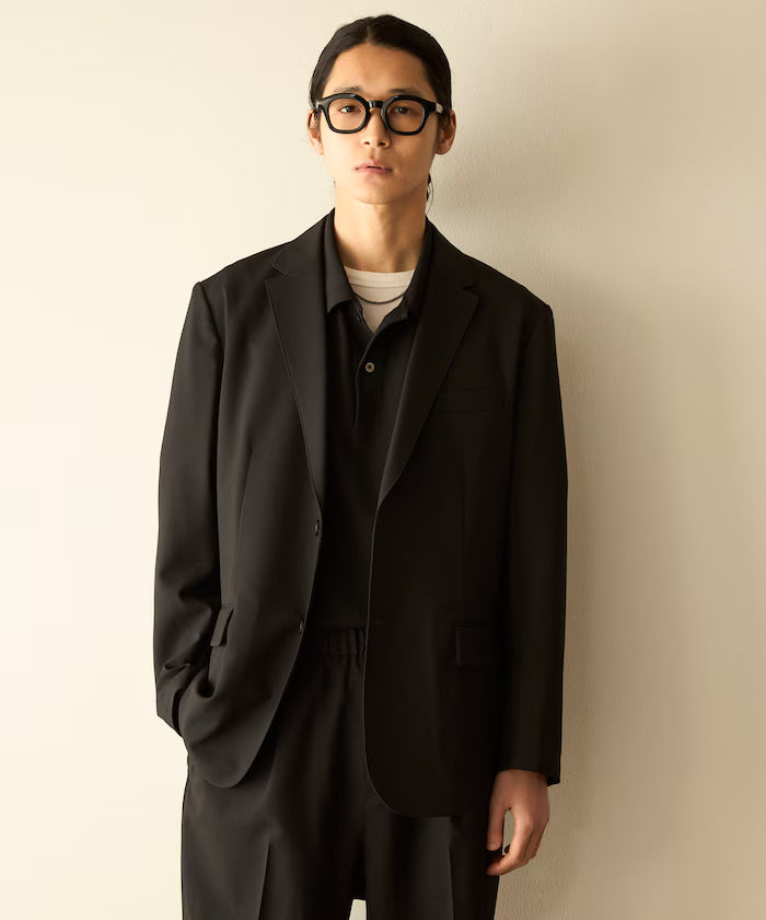 Functional Material Jacket & Wide Slacks Set Up / Washable / UV Cut / Quick Dry / Contact Cooling
