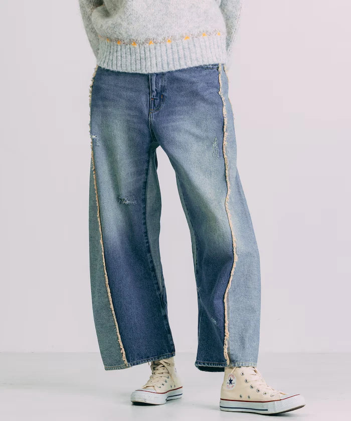 Colorful Curve Denim
