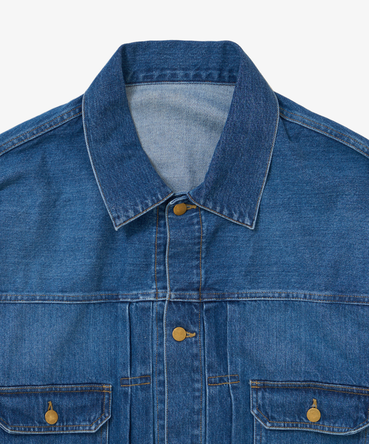 trucker jacket denim damaged