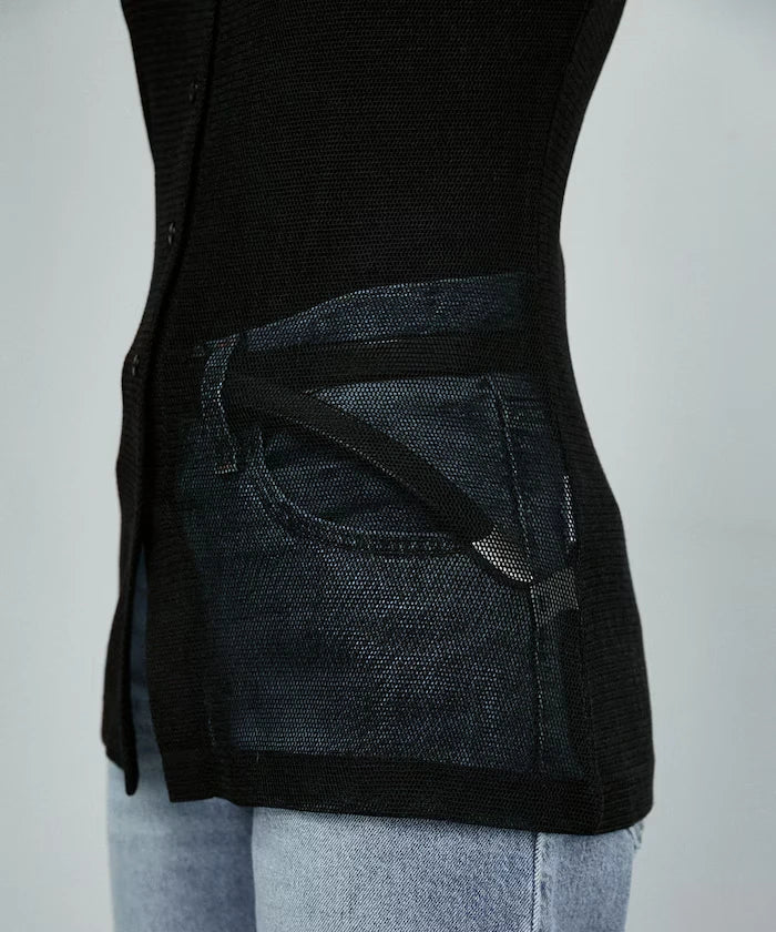 Mesh Shirt Cardigan Limited Edition