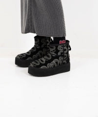 SNAKE LOOP Platform Boots