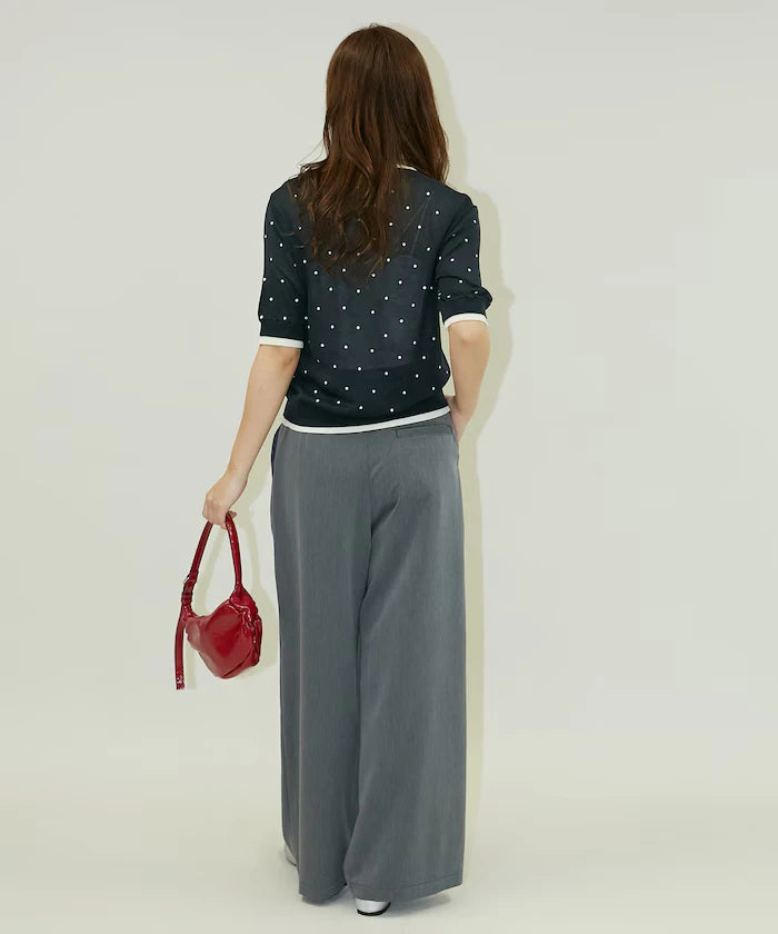 2-pleat slacks pants limited edition