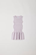 SOFT FLUTED KIDS SLEEVELESS DRESS