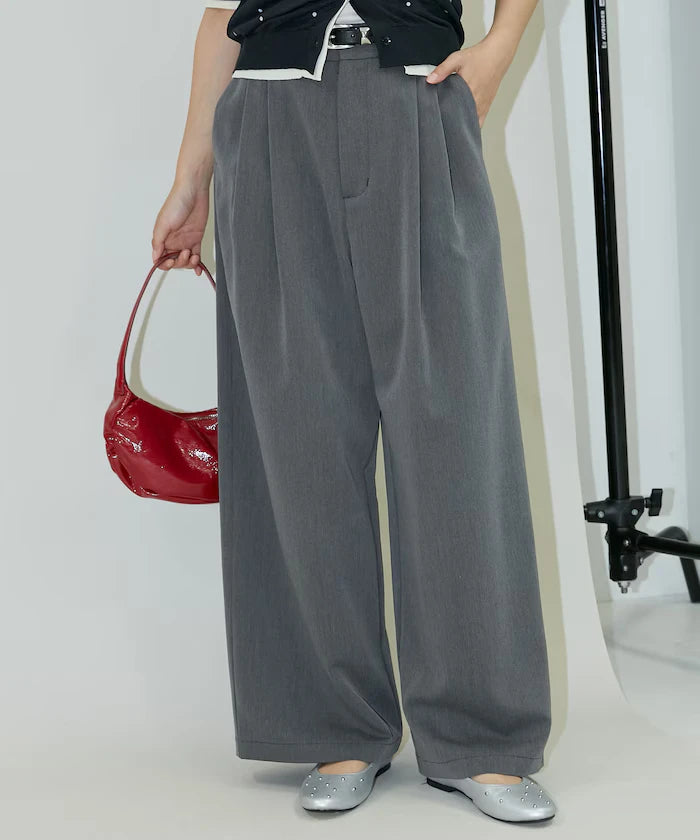 2-pleat slacks pants limited edition
