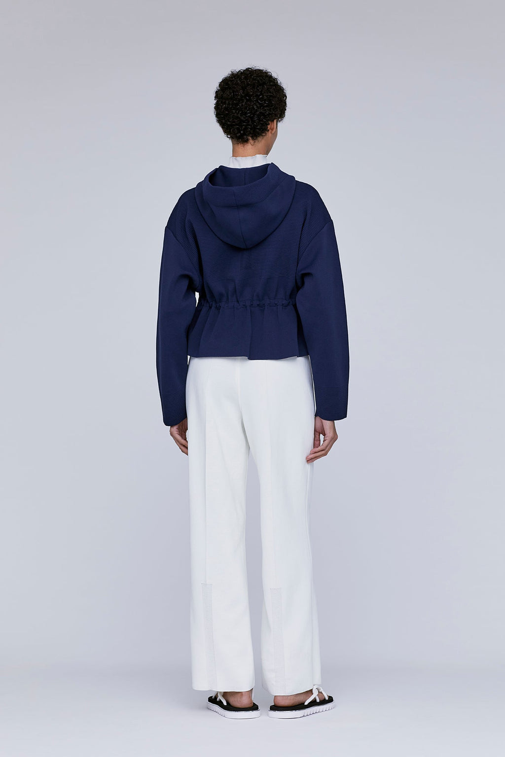 MILAN CROPPED HOODIE JACKET