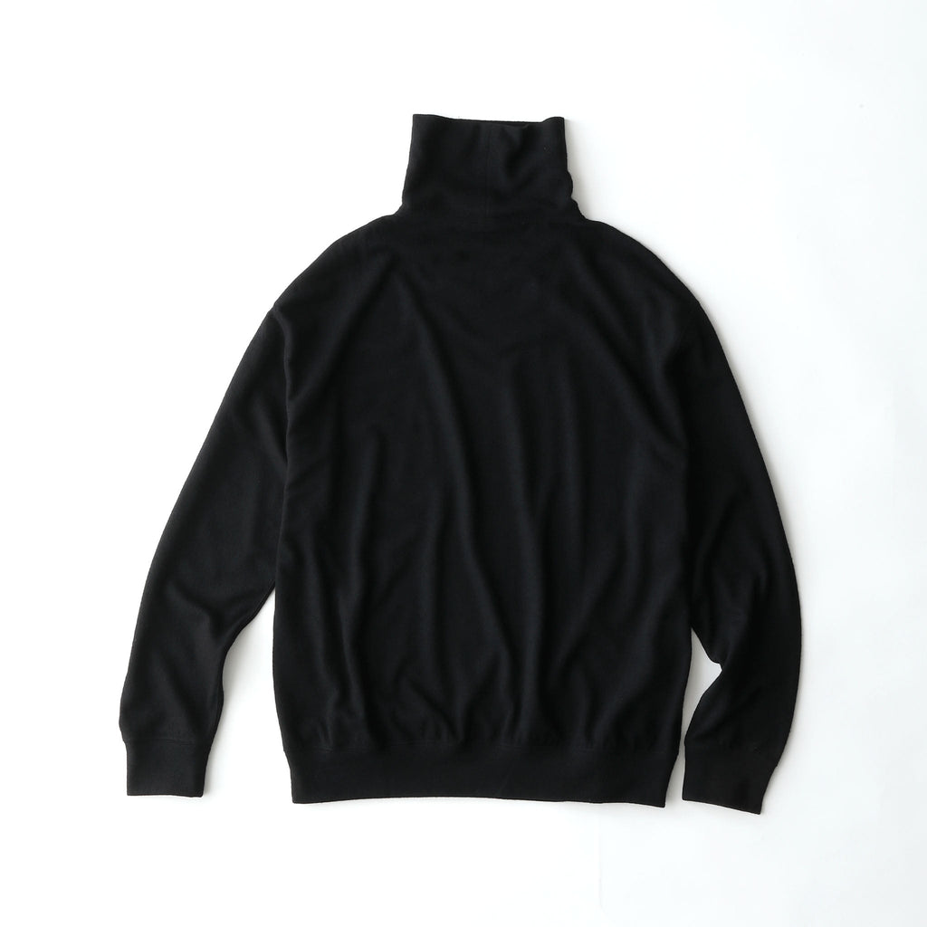 GL69414 / WASHBLE WOOL SUPER 140's LOOSE NECK SHIRT