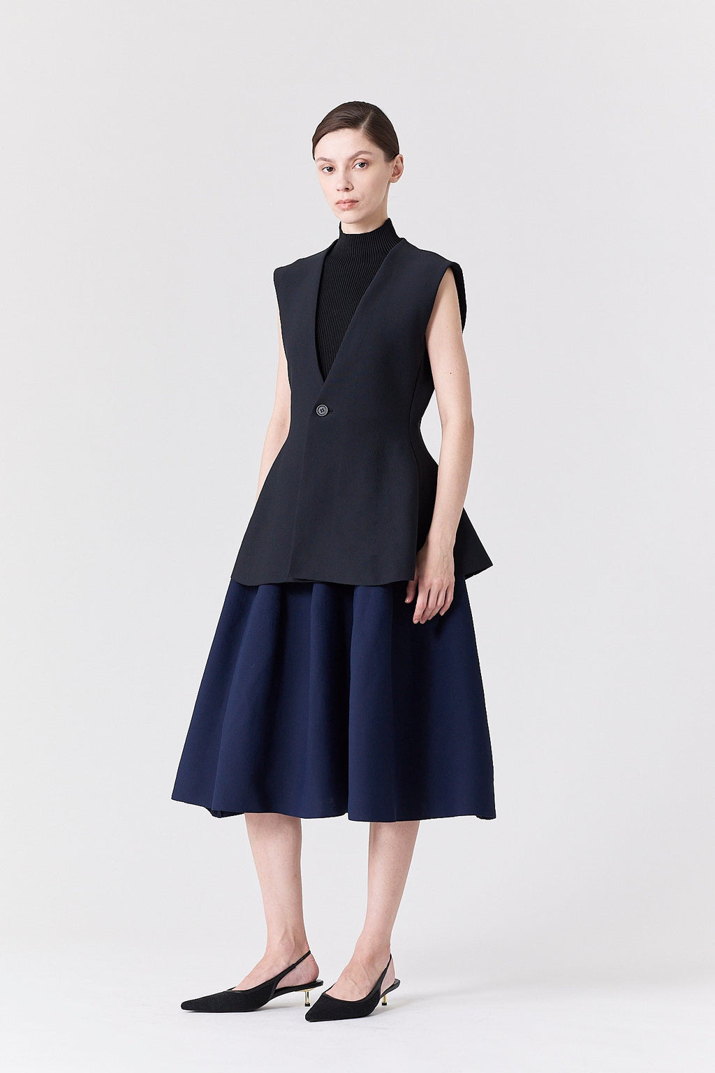 MILAN MIDI FLARE SKIRT