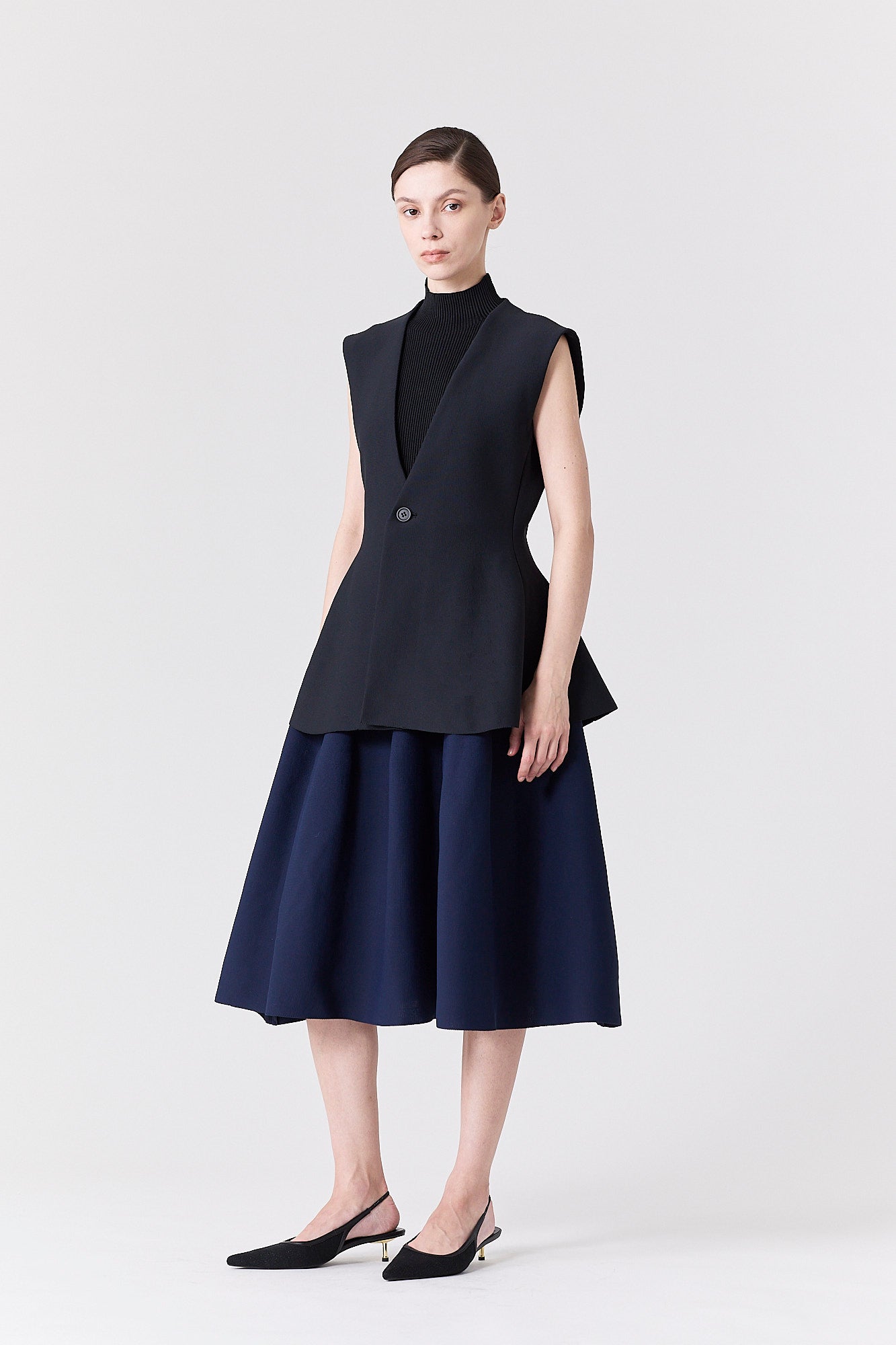 MILAN MIDI FLARE SKIRT