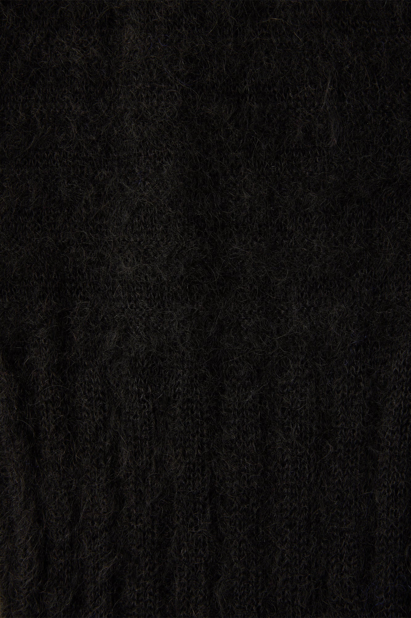 MOHAIR GARTER RIB SCARF