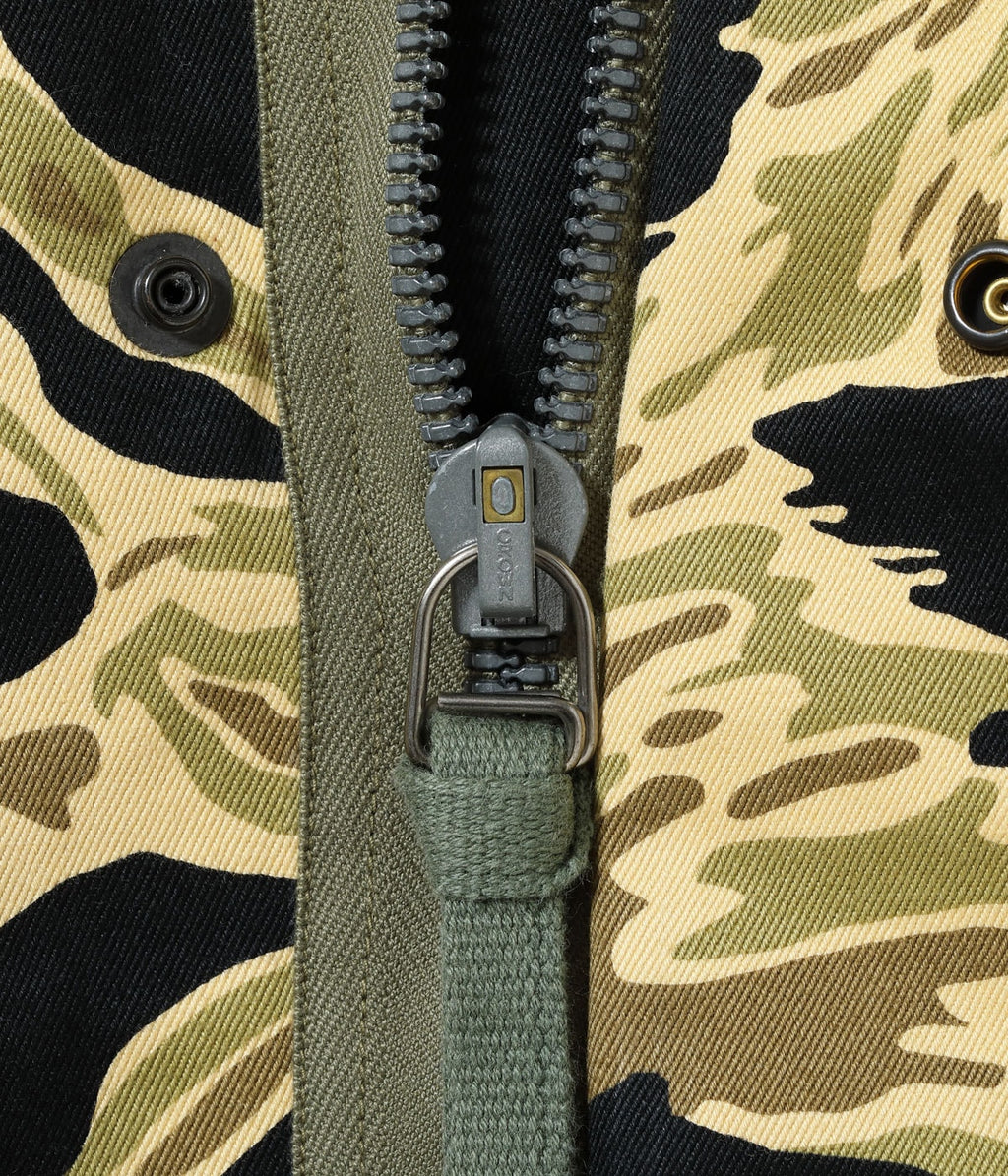 Jacket, Man's Field, M-65 Tiger Camouflage Civilian Model