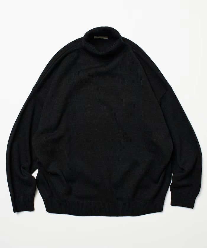 Relaxed Fit Easy Care Washable Turtleneck Knit