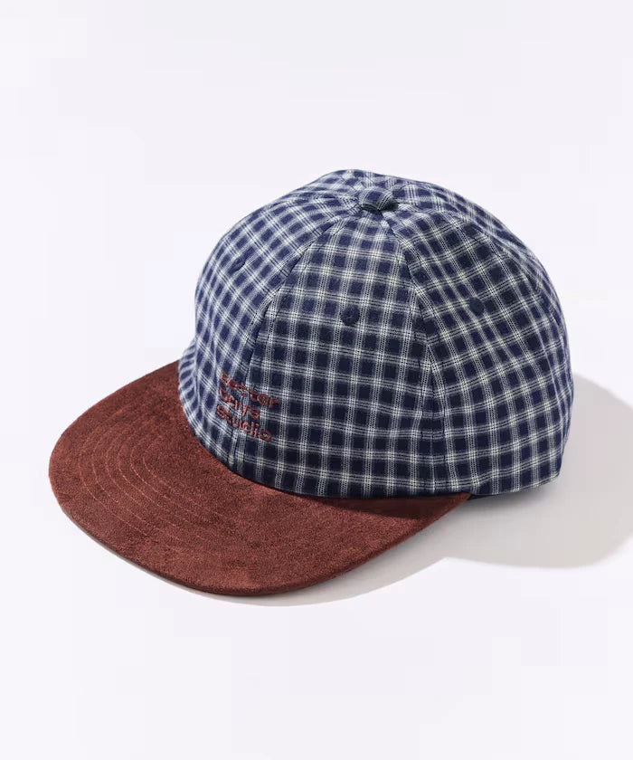 BetterDays Studio × FREAK'S STORE Two-Tone Flat Visor Check Cap