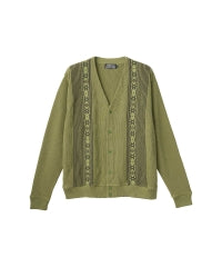 Stripe Jacquard Cardigan