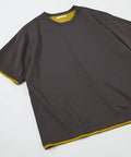 Relaxed Fit Reversible Cardboard Short Sleeve T-Shirt / Color Design