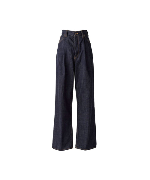 1-Tack Wide Denim Pants
