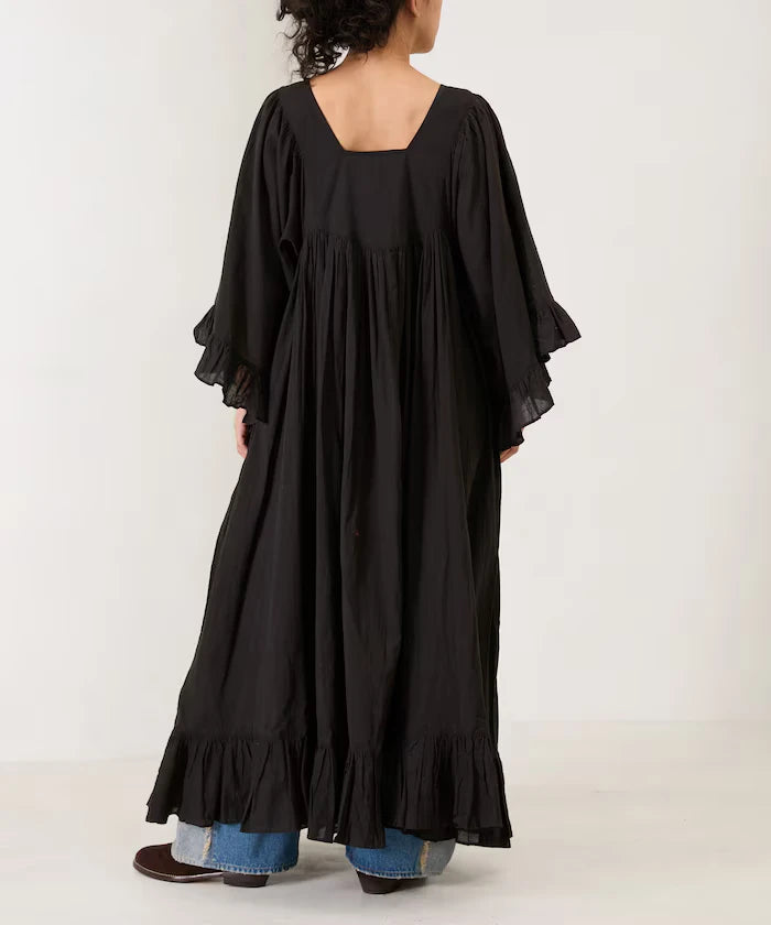 India Square Neck Frilled Dress